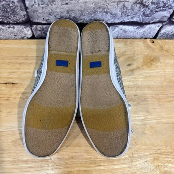 Keds Black & White Plaid Lace Up Sneakers Size 7 - Picture 7 of 7